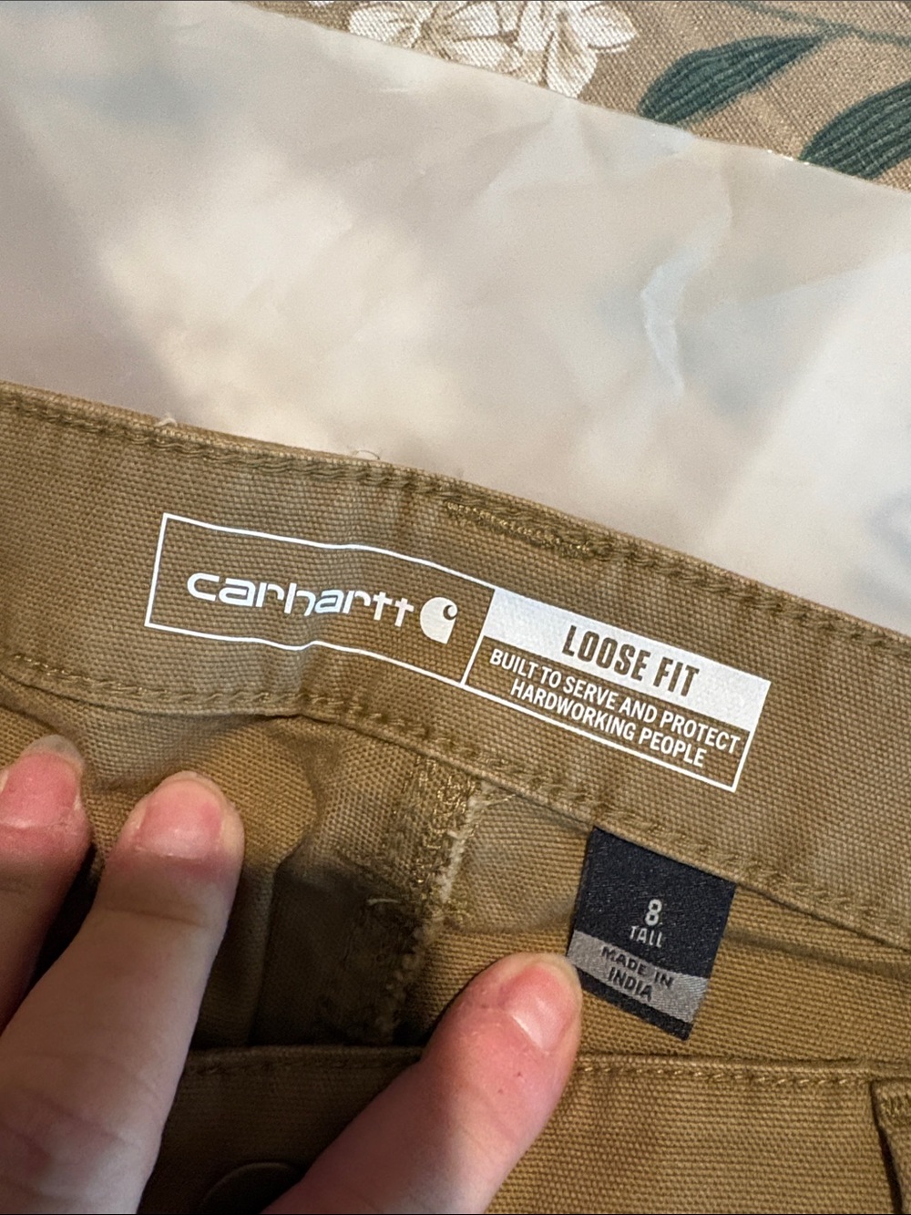 NWT carhartt women’s sz 8 tall canvas work pants 907 - Picture 5 of 6